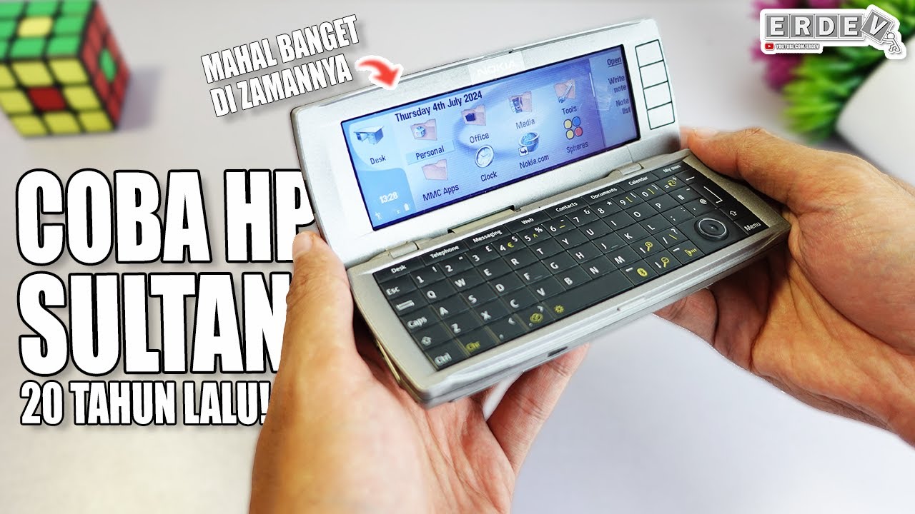 COBAIN HP SULTAN YANG CANGGIH DAN BERGENGSI DI ZAMANNYA! - Nokia 9500 Communicator di Tahun 2024