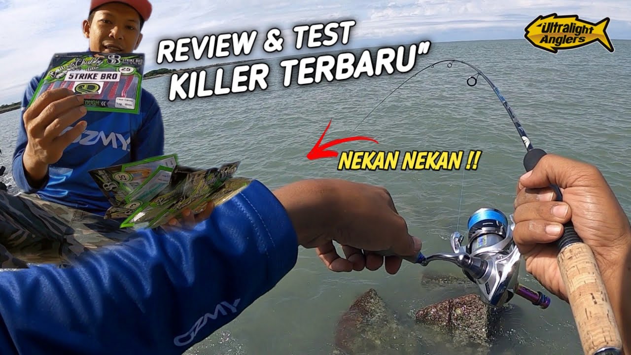 Soft plastic yang WAJIB DICUBA!! | casting kerapu Ban pecah - ultralight fishing