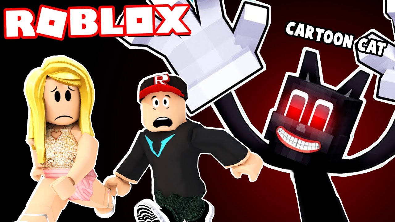 SPĘDZILIŚMY Całą Noc Z CARTOON CAT w Roblox! 😱 | Vito i Bella