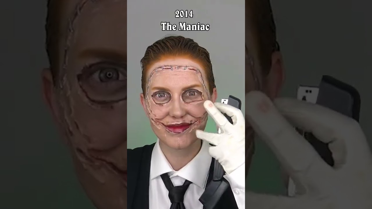 All the Jokers 🤡🖤 #makeup #joker