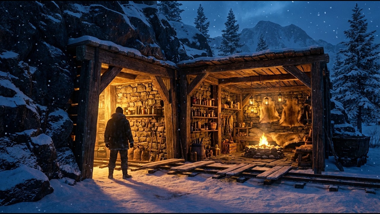 Kicked Out in Winter, He Turned an Abandoned Mine Into a Heated Shelter