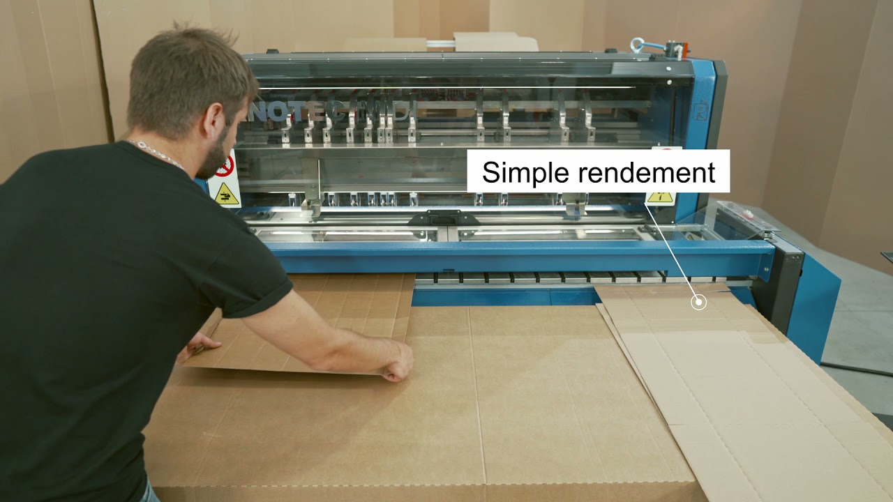 MIDI - Maschine für die Produktion von Kartons kleiner und mittlere Größe