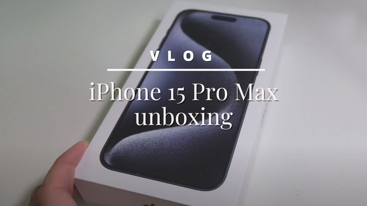 Unboxing iPhone 15 Pro Max + Taobao screen protector and phone cover review
