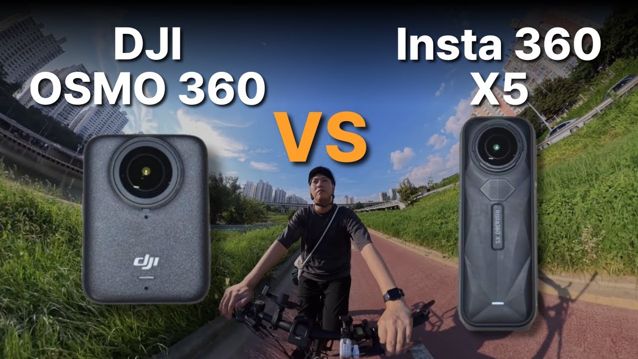 자전거 라이더한테 어울리는 카메라는? | DJI OSMO 360 vs Insta360 X5