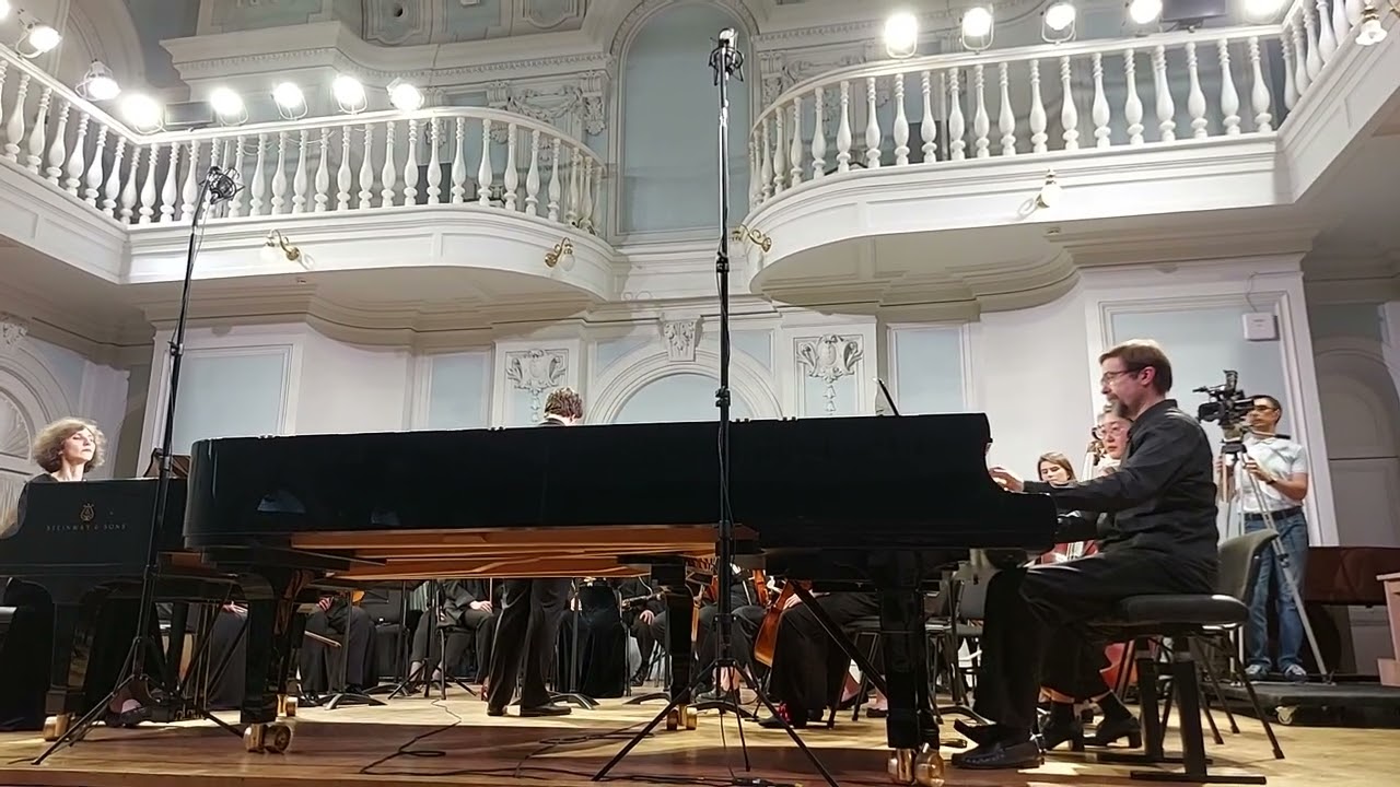 W.A. Mozart. Concerto  for two claviers, part 1/ В.А. Моцарт.  Концерт для двух клавиров, 1 часть