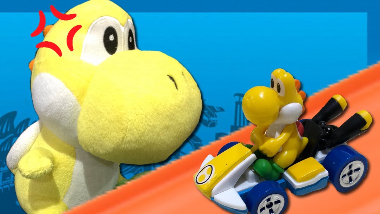 Yellow Yoshi's Hot Wheels Car