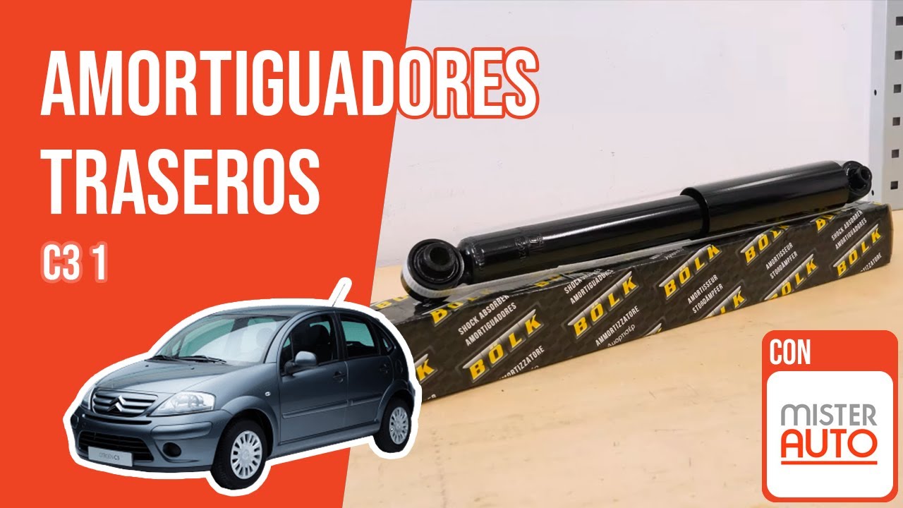 Cómo cambiar los amortiguadores traseros C3 1 ➿