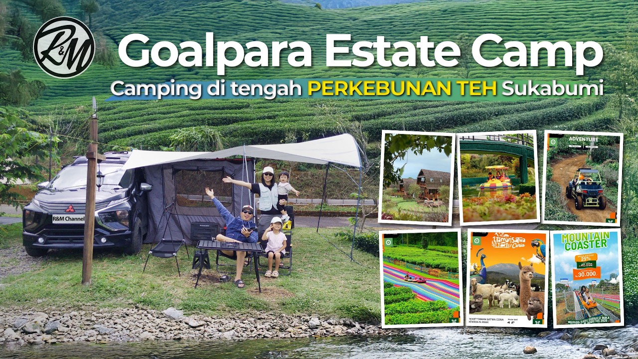 Camping Keluarga di Tengah Kebun Teh! Ternyata Banyak Banget Wahana Hiburan Keluarga-nya, WOW!