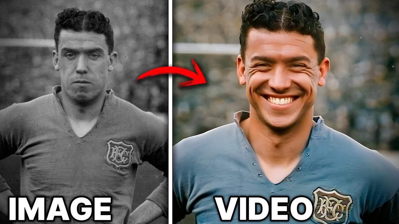 Rare Football Legends from 1900s Brought to Life | History in Color with AI