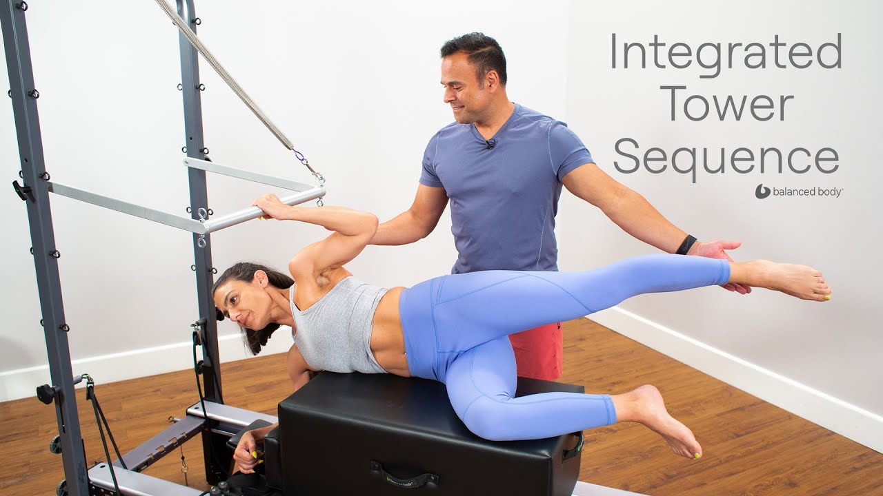 Side Lying on Pilates Long Box | Integrated Tower Exercise Break