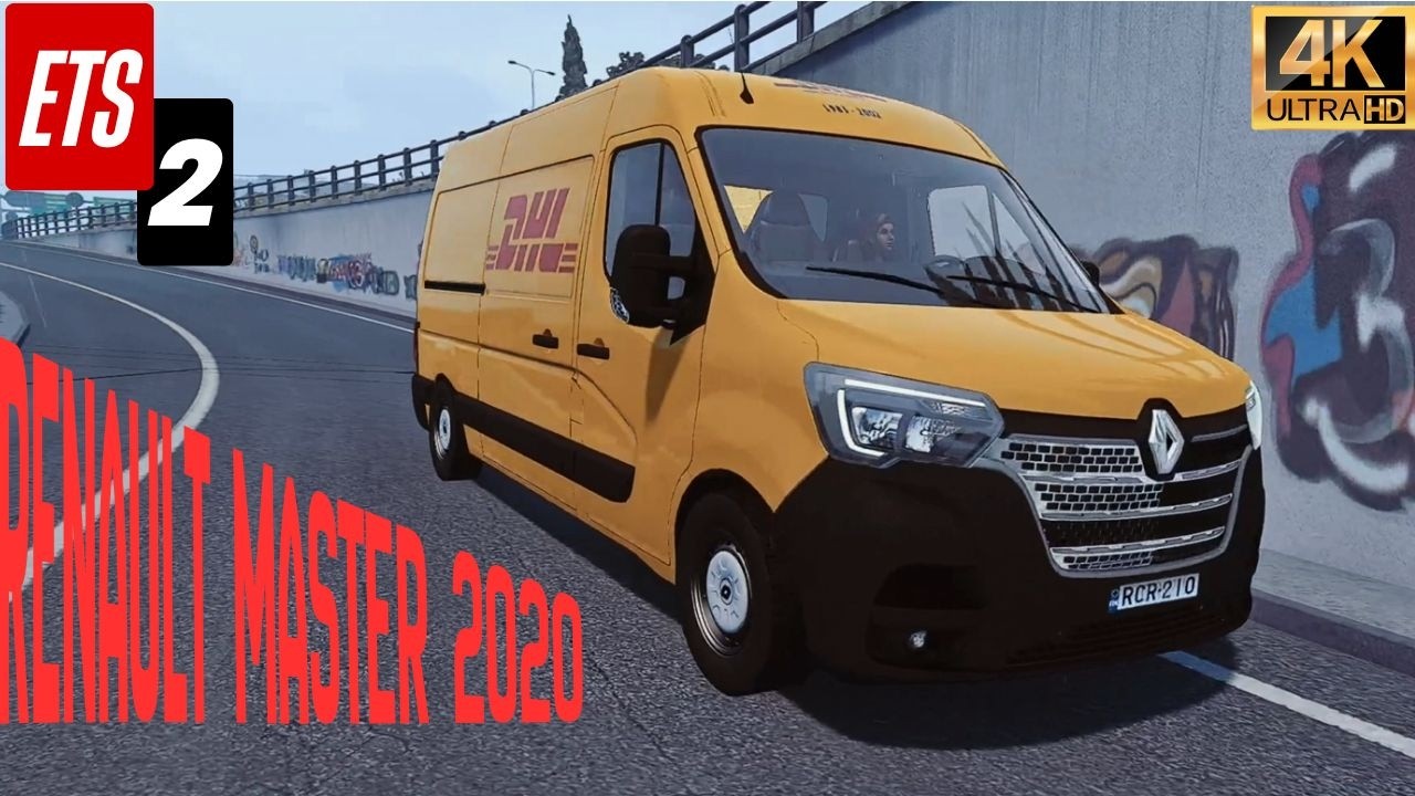 Renault Master 2020 - ETS2 1.58 - 4k gamepaly - g29 steering wheel