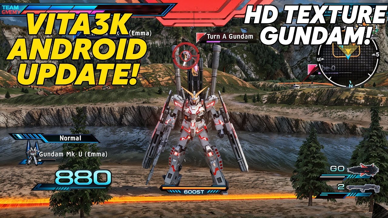 VITA3K ANDROID UPDATE! GUNDAM VS GUNDAM EXTREME VS FORCE HD TEXTURES