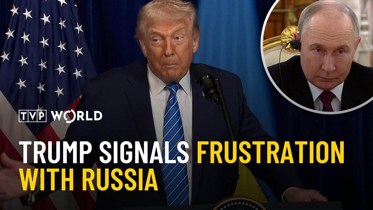 Trump signals frustration with Russia, hints Putin is stalling peace talks