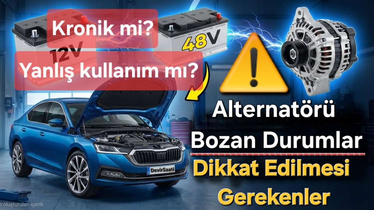 Alternatör Neden Bozulur? Kronik Sorun mu, Yanlış Kullanım mı? Hepsi bu videoda | DevirSaati