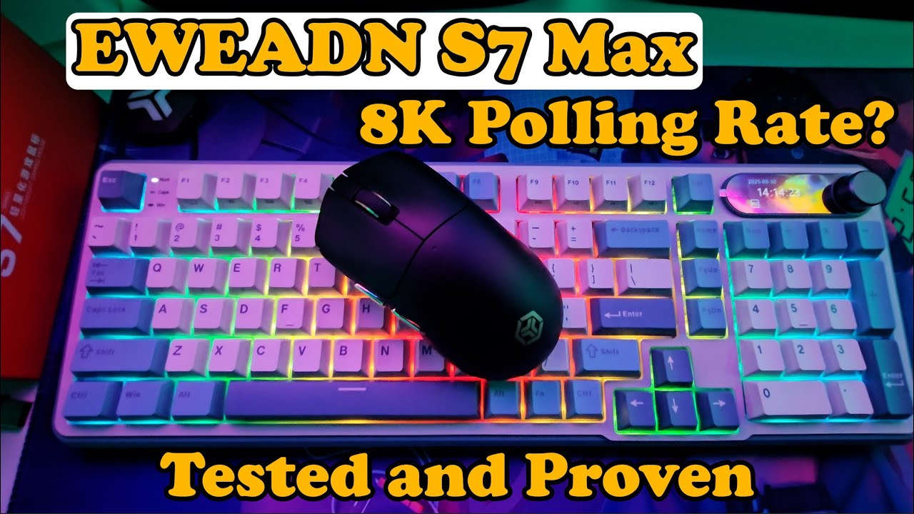Тестирование серии EWEADN S7 | Лучше, чем другие игровые мыши? 🤩