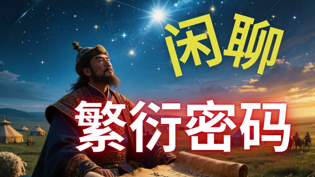 【老安闲聊】不敢聊的：点穴传统家族 为何邪恶势力嫌成吉思汗&ldquo;产量&rdquo;速度太慢 内容重要‼️