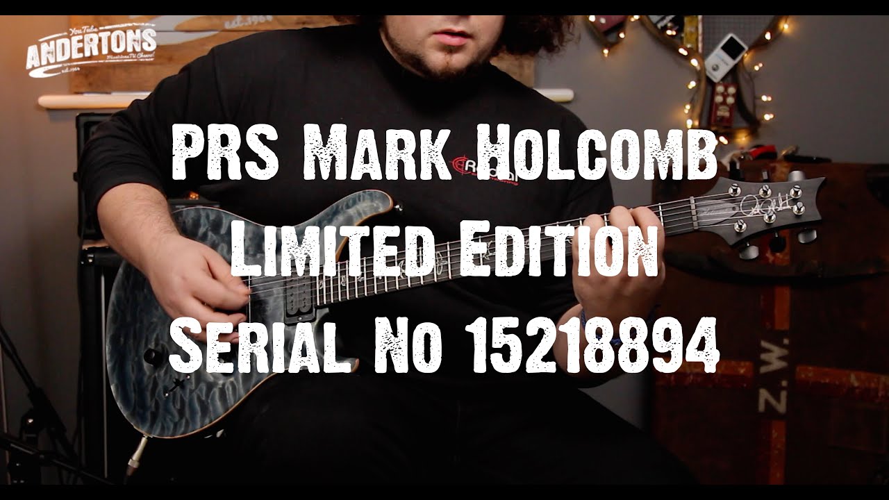 Top Shelf Guitars - PRS Mark Holcomb Limited Edition Serial No 15218894