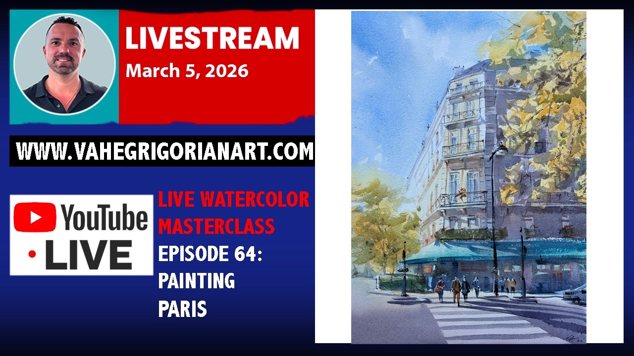 🔴 LIVE EP  64: Painting Paris