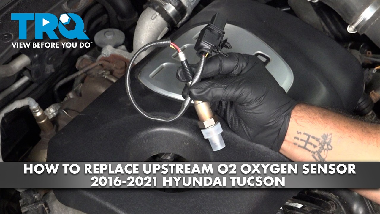Как заменить верхний кислородный датчик (лямбда-зонд) на Hyundai Tucson 2016-2021