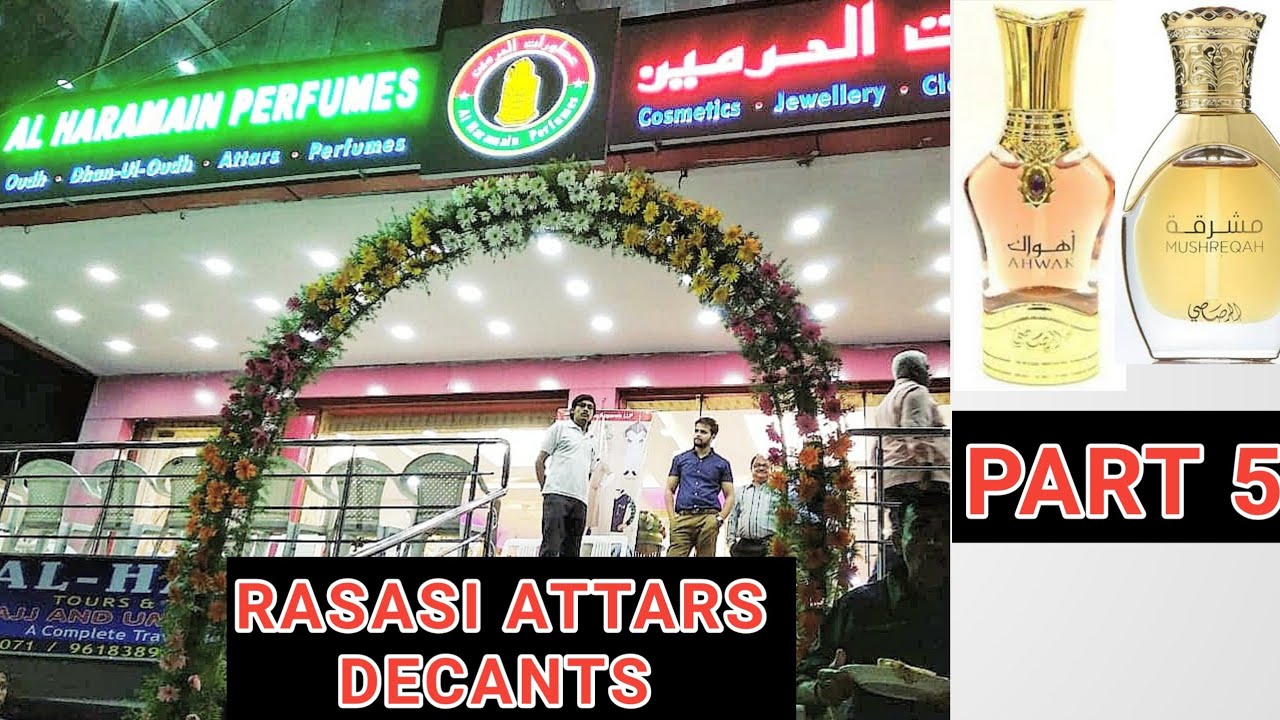 RASASI Attars/perfume oil(3ml,6ml,12ml) from Al Haramain Hyderabad- Part 5