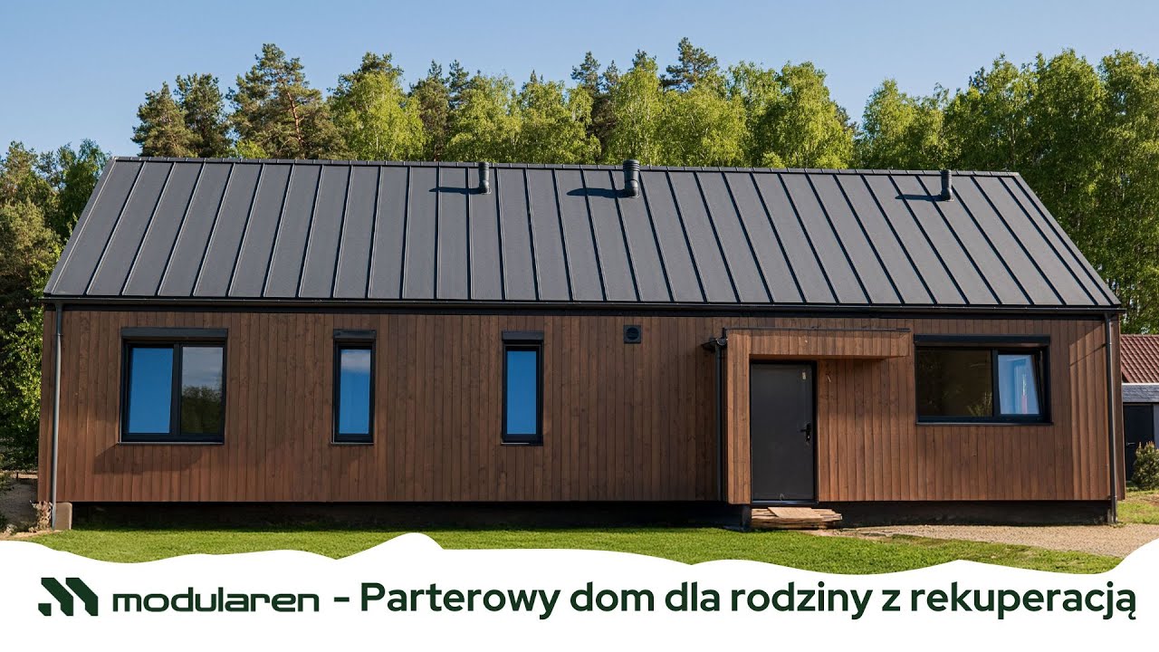 Całoroczny dom szkieletowy z rekuperacją – Stan deweloperski