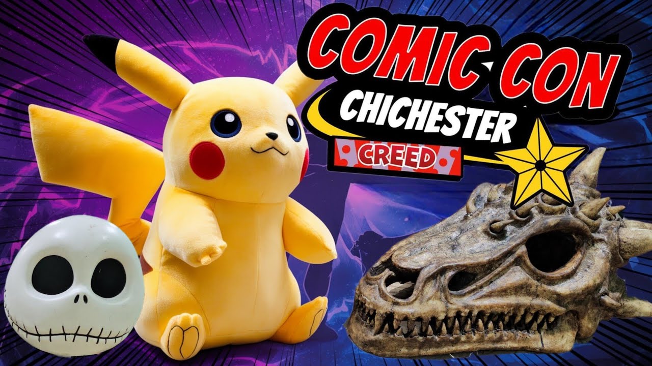 Chichester COMIC CON 2024 - Creed Conventions - EPIC Game Of Thrones Props and SO Many Pokémon Cards