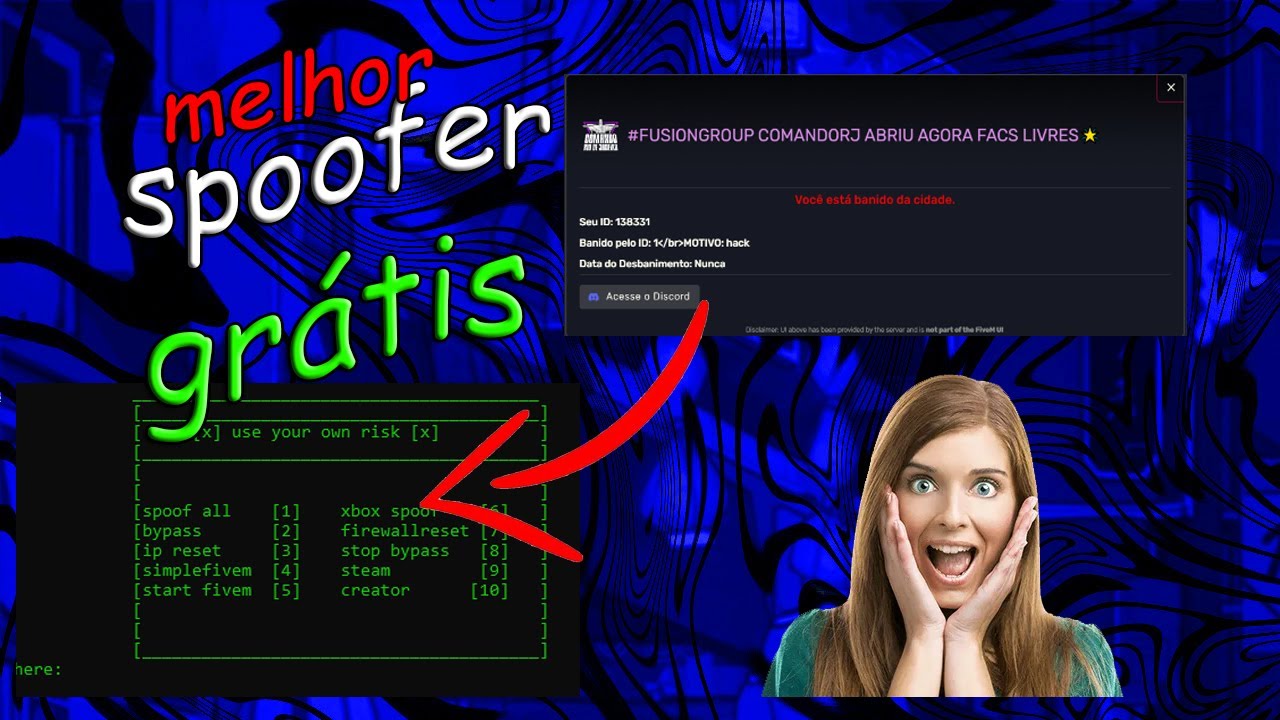 SPOOFER GRATIS PARA TIRAR BAN DE TODOS OS JOGOS!!!! FIVEM, VALORANT, COD, FORTNITE E ETC