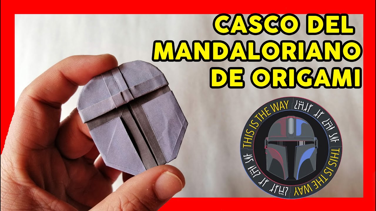 Casco de The Mandalorian de papel ▶️ Tutorial de Aronny Pivaral 🇬🇹
