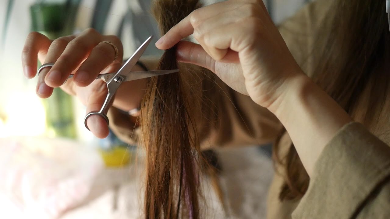 ASMR| 상한모발 정리해드릴게요💈🚿/커트,클리닉 헤어샵 롤플/Cut, clinic Hair shop RP/