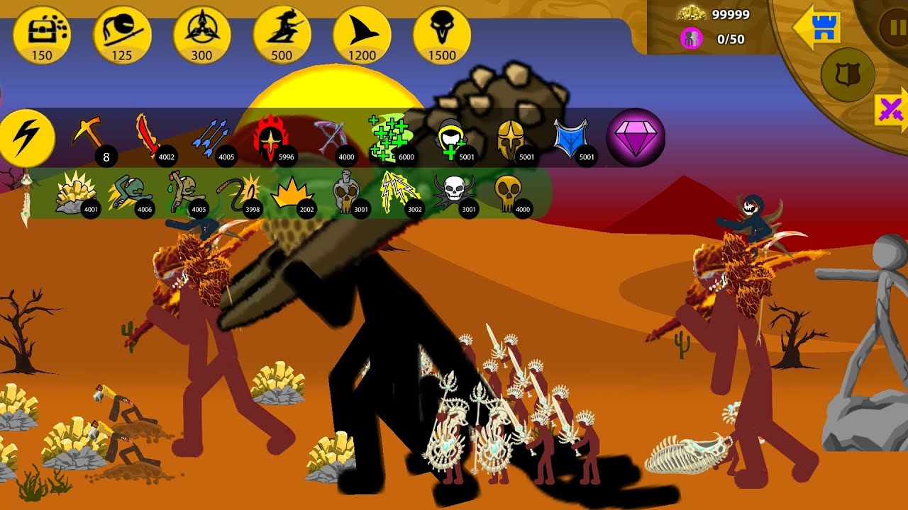 Stick war legacy horror mission and sunset area 