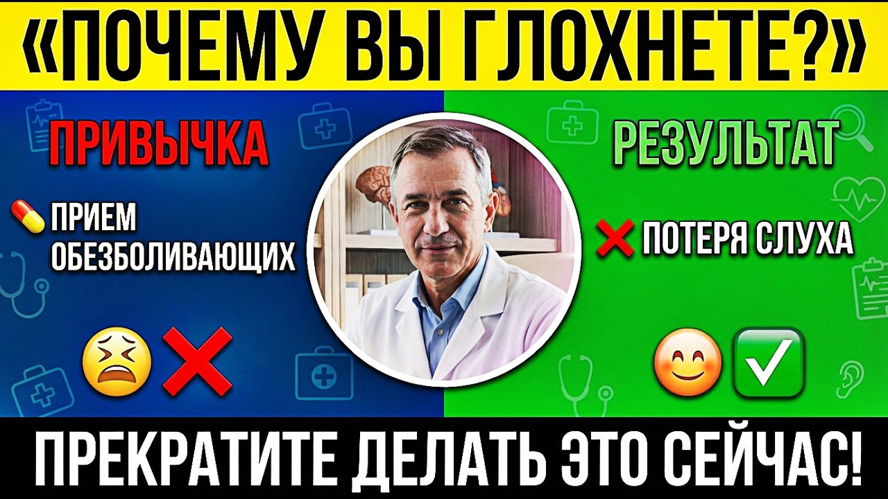 Эта привычка УБИВАЕТ ваш слух после 55! А вы делаете это каждый день.