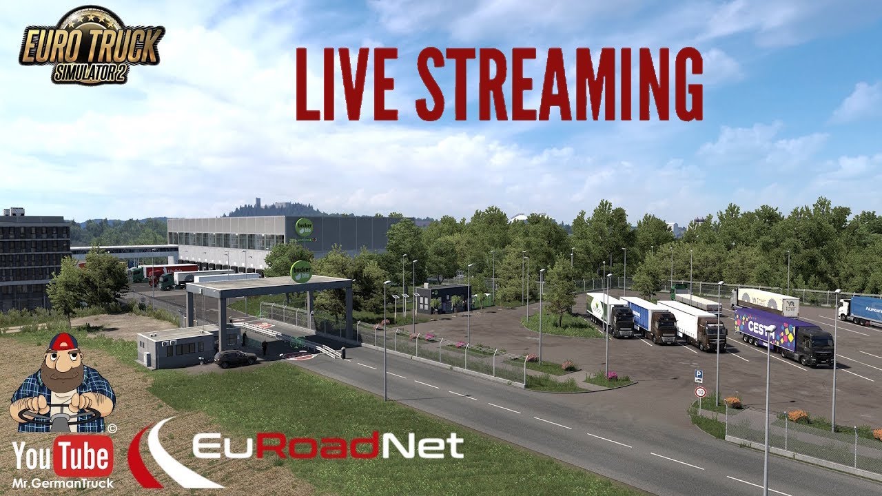 Euro Truck Simulator 2 - EuRoadnet MAP + Wechselbrücke SCS Convoy