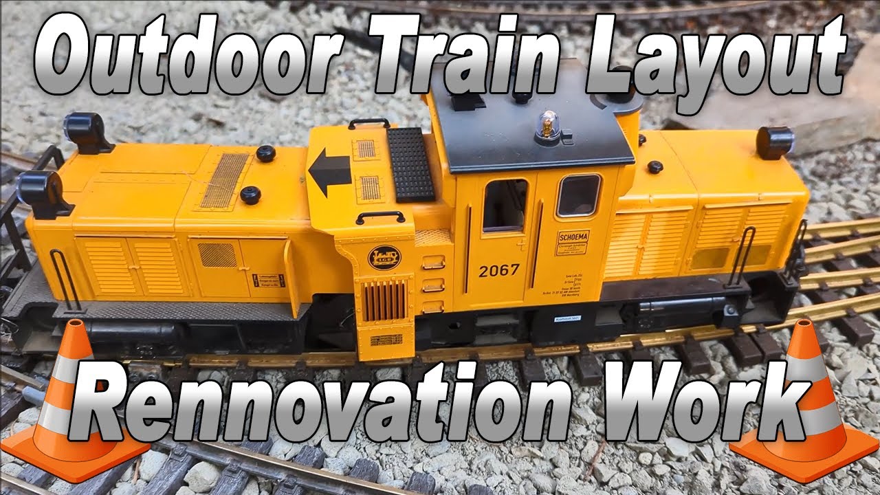 Building My G Scale Garden Railway: July 2023 Update (Major Renovation Work) 🚂🚧🛠️