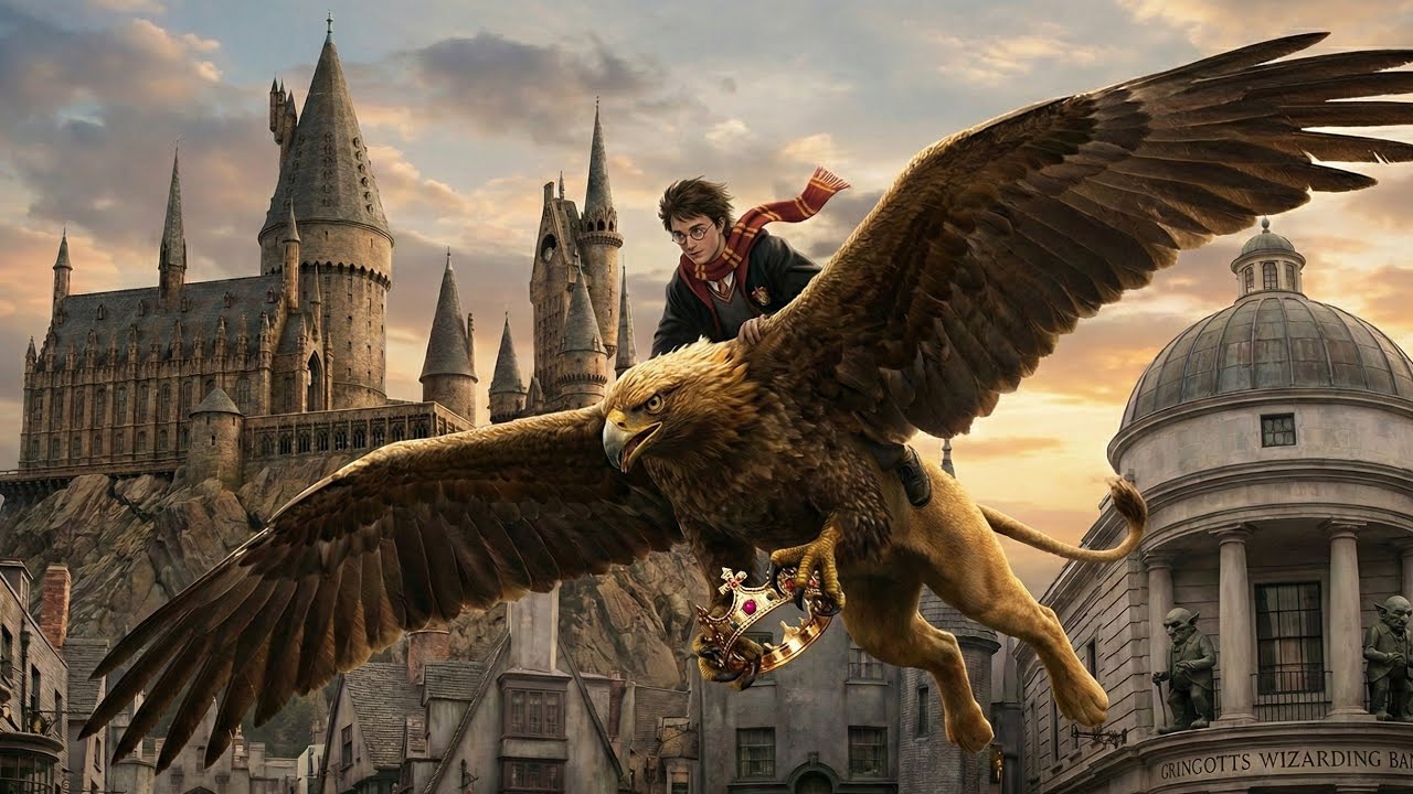 What If Harry Transformed Into A Royal Griffin At Age 7 And Flew To Gringotts To Claim His Crown