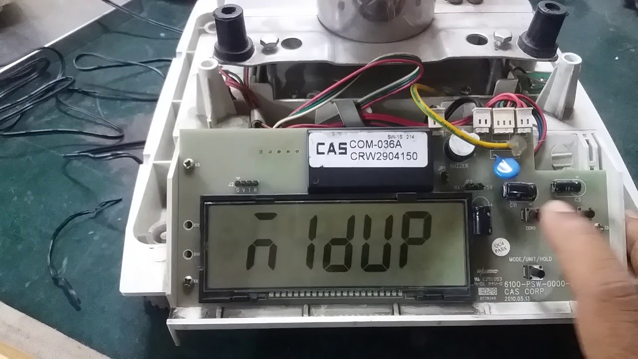 How to Easy Weight Scale callibration brand of CAS | Model - SW -1S