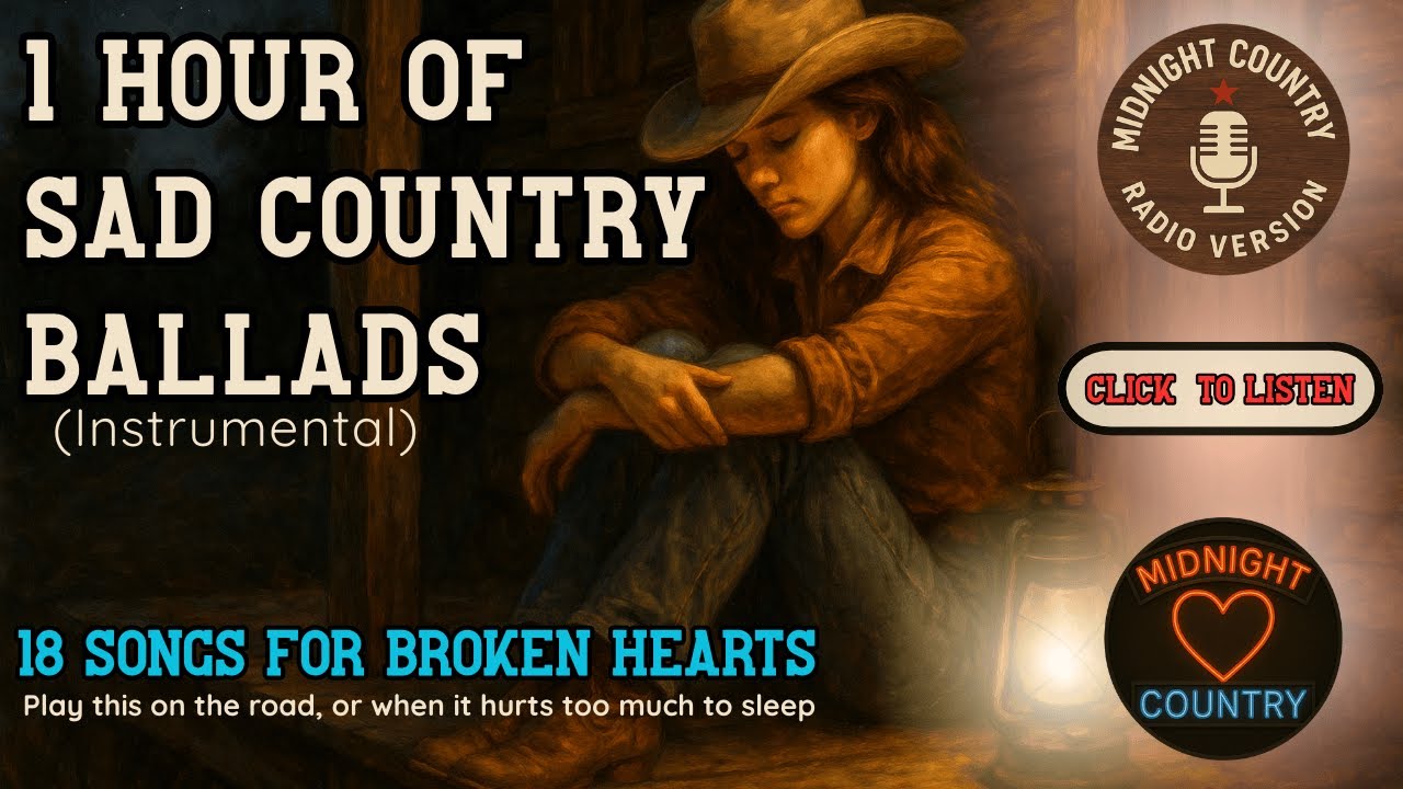 💔 1 Hour of Sad Country Ballads Instrumental &ndash; 18 Songs for Broken Hearts