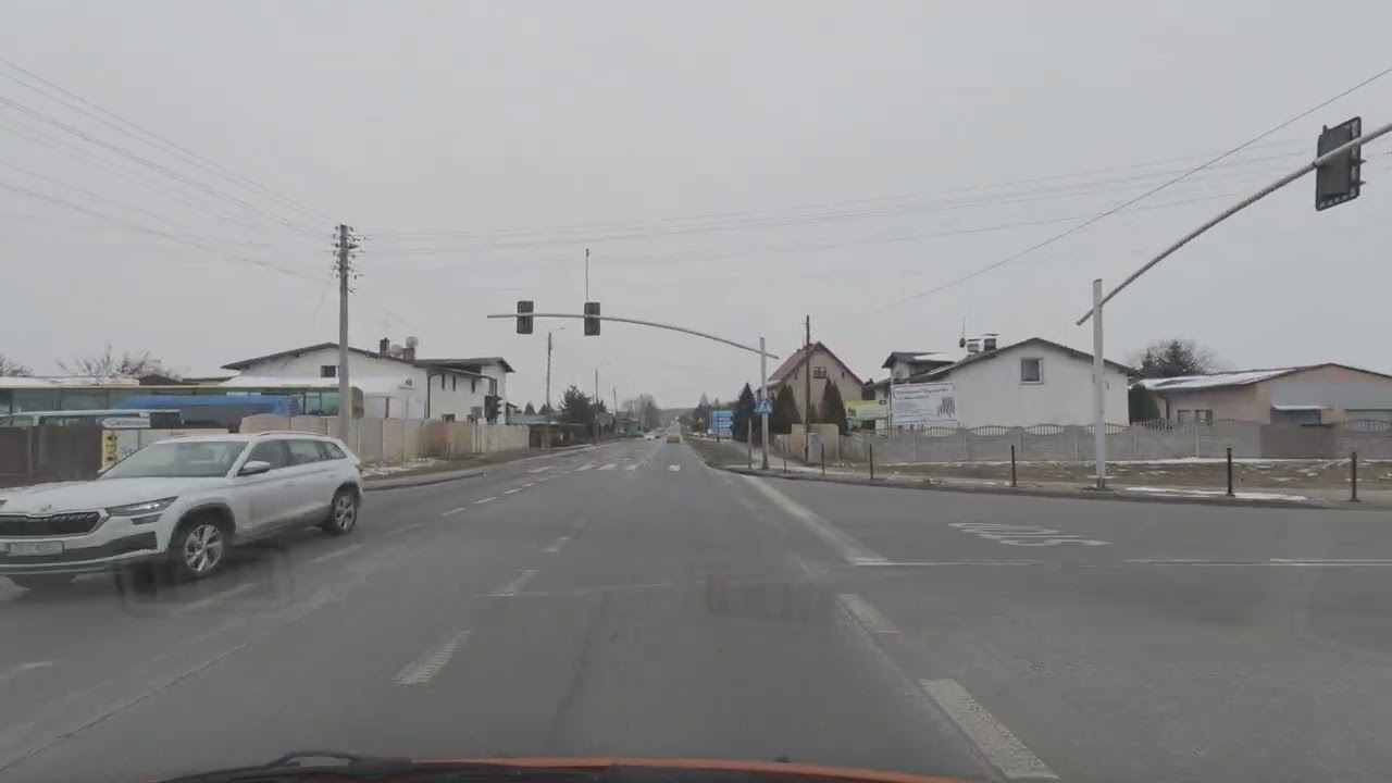 Driving on A4 from Tarnowskie Góry – Exit to Chorzów | Car POV