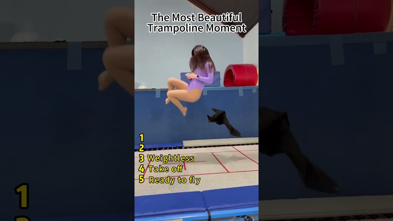 Najpiękniejsze chwile na trampolinie #PięknaChwila #WideoTrampolina