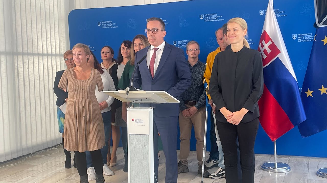 LIVE 🔴 Erik Tom&aacute;&scaron;: Predstavenie novely z&aacute;kona o soci&aacute;lnej ekonomike