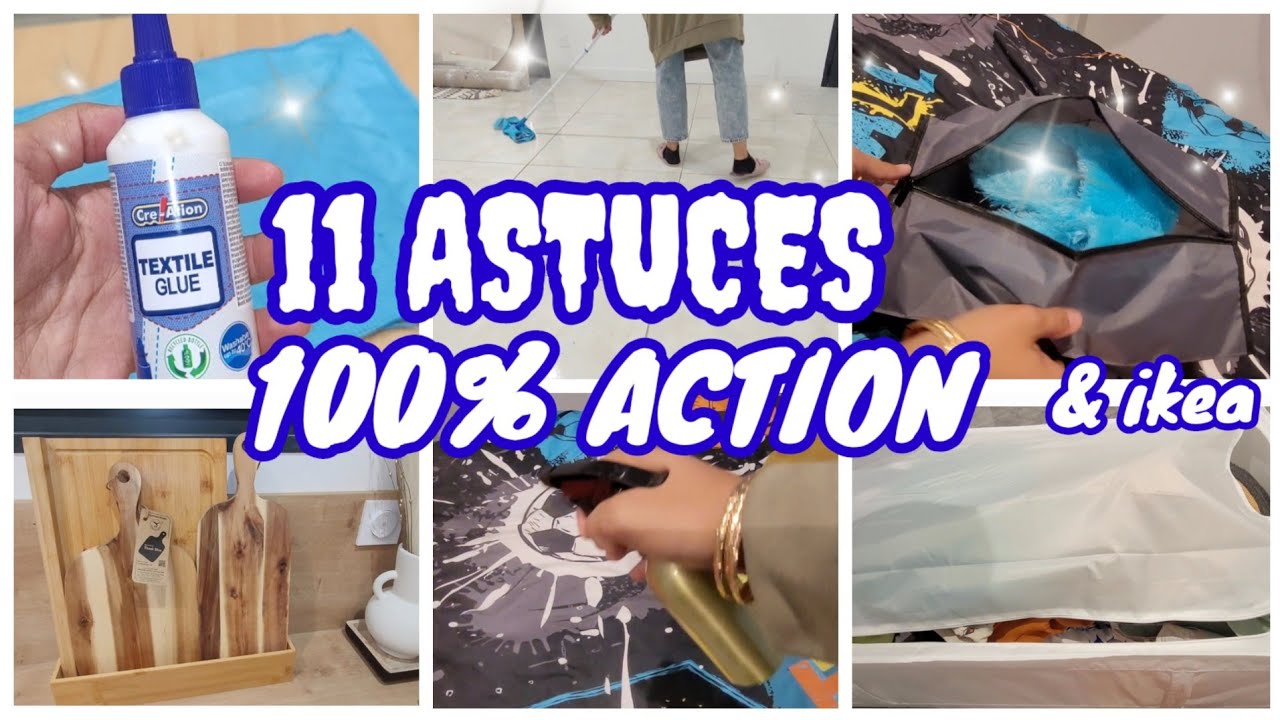 11 ASTUCES 100% ACTION & IKEA A CONNAÎTRE #cleaninghacks #hacks #action #astuce #ikeahacks #cleaning