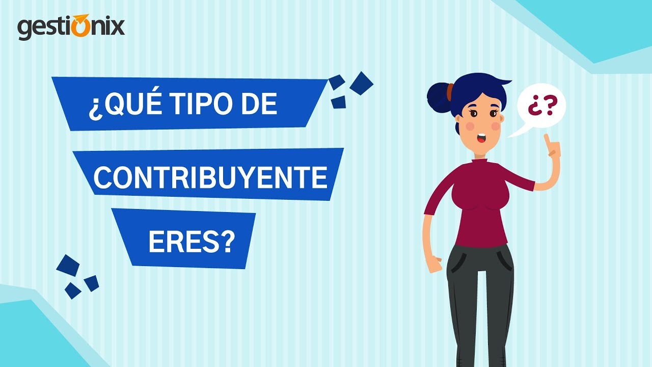 Tipos de contribuyentes