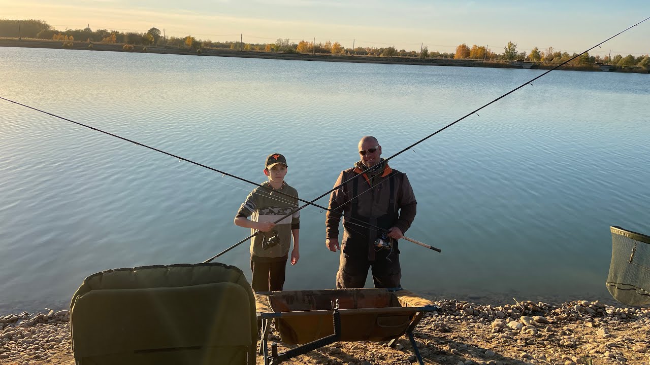 Molnár Balázs és Sodi, a Majosligeti horgásztavon😀✌️🎣🎣🎣
