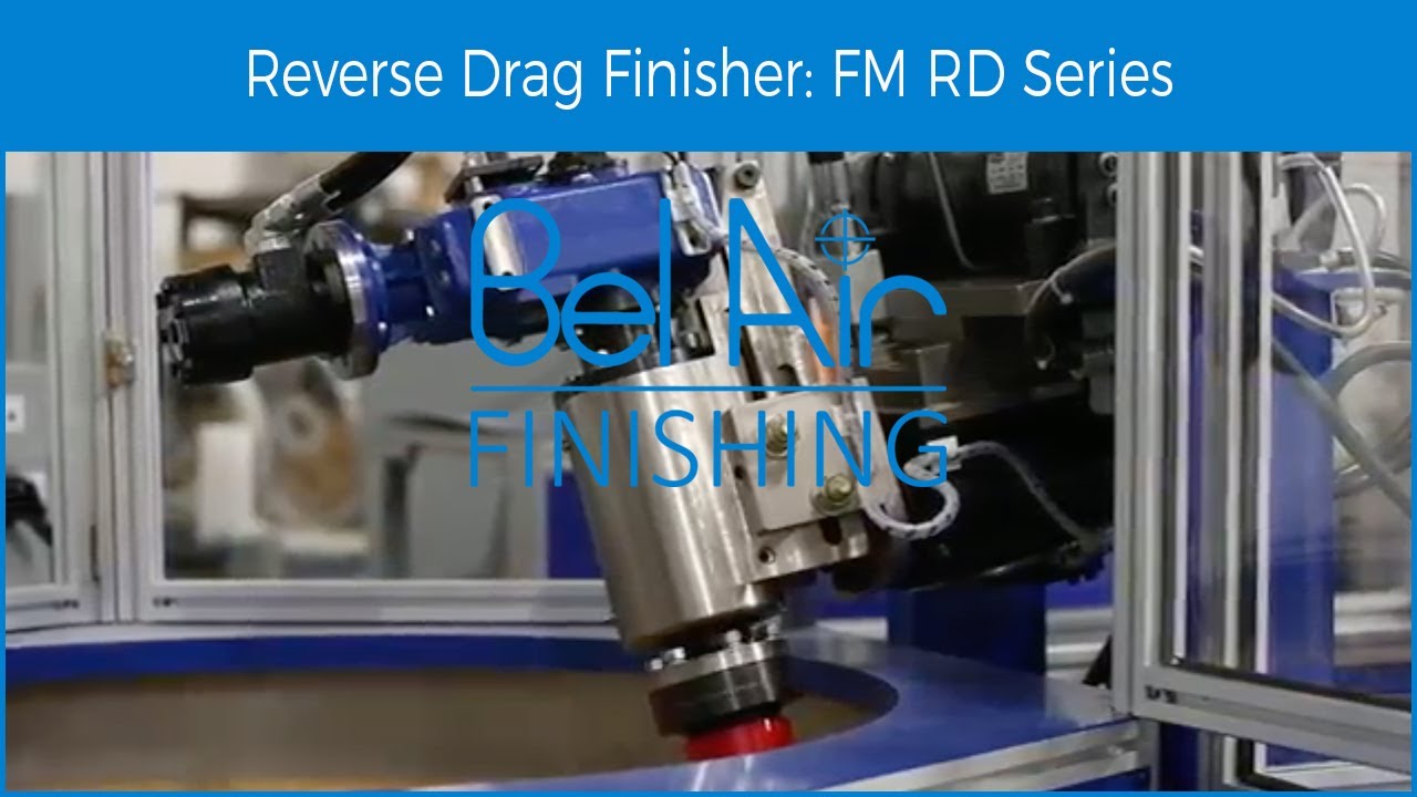 Reverse Drag Finisher - FM RD Series - Mass Finishing with Bel Air