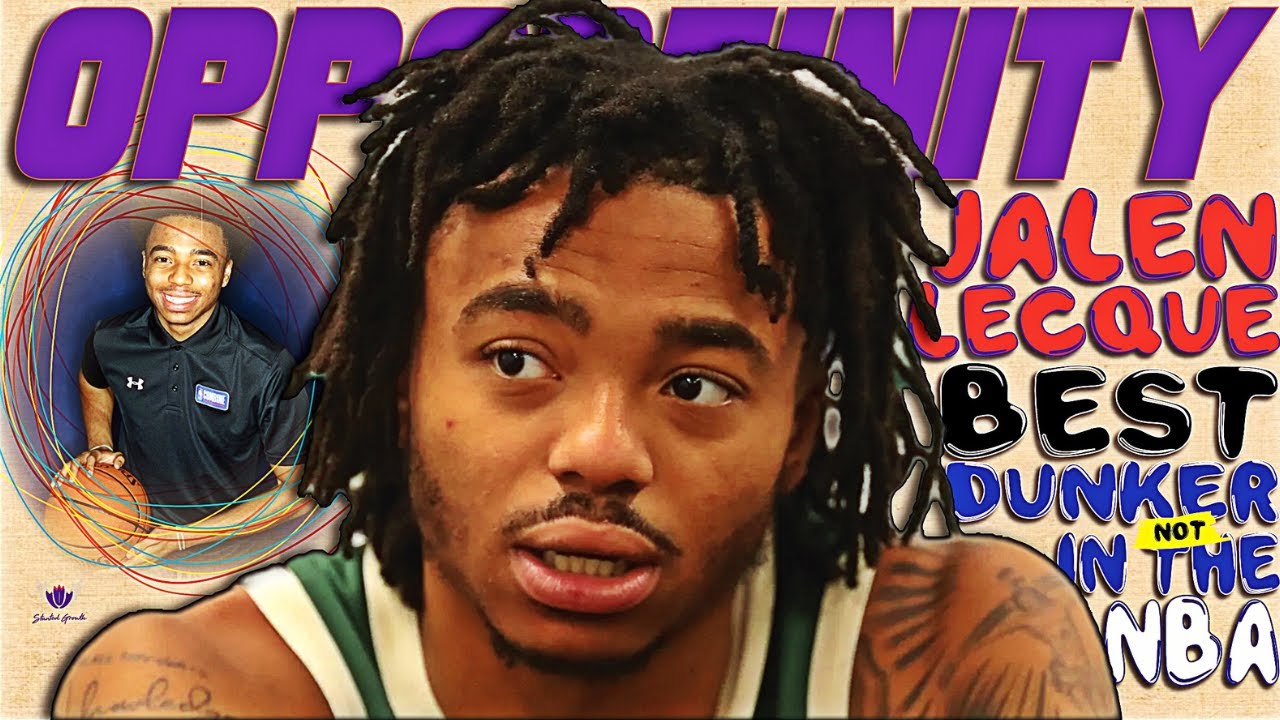 The Best Dunker NOT In The NBA! Jalen Lecque Stunted Growth