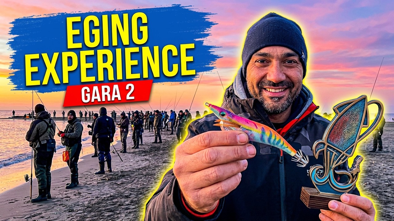 EGING EXPERIENCE CASTELVOLTURNO - GARA 2 pesca alla seppia da riva, pesca da belly boat e kayak