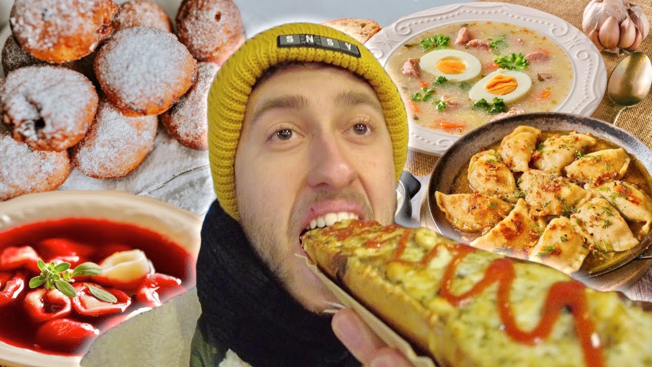 POLONYA'da Türklerin Seveceği Sokak Yemekleri🥟🍩🍲(pierogi, zapiekanka, żurek, pączki)- Krakow