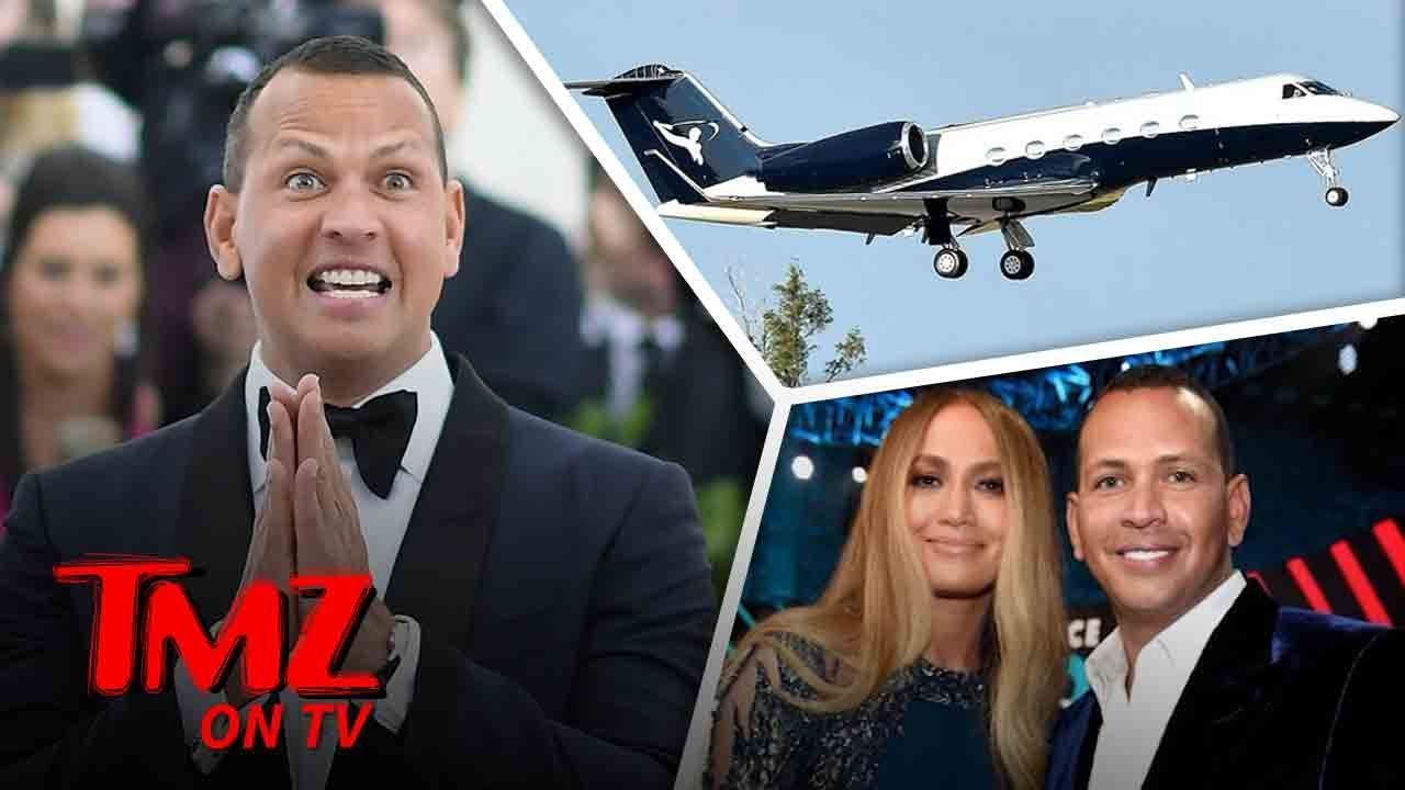 A Rod Got A New Private Jet To Fly JLo Around! | TMZ TV