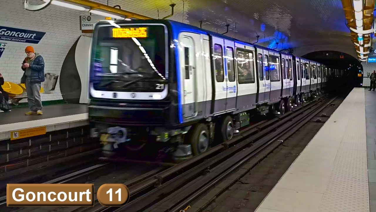 Goncourt | Line 11 : Paris m&eacute;tro ( RATP MP14 )