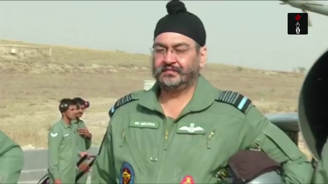 Air Chief Marshal Leads ‘Missing Man’ Formation