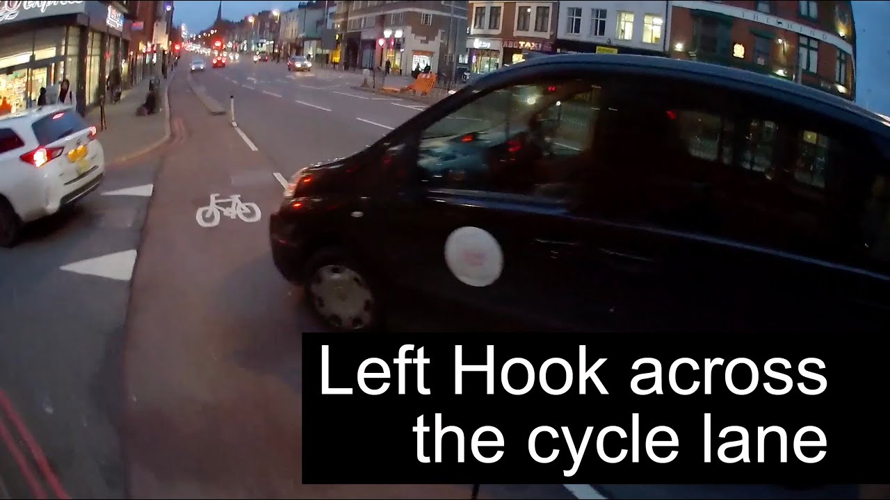 Taxi driver left hooks me on London Road in Leicester UK - February 2024